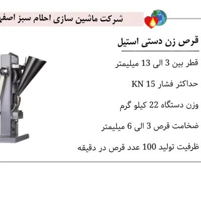 خرید قرص زن دستی استیل